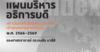 แผนบริหารอธิการบดี พศ.2566-2569
